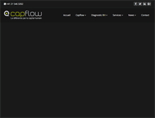 Tablet Screenshot of capflow.ch
